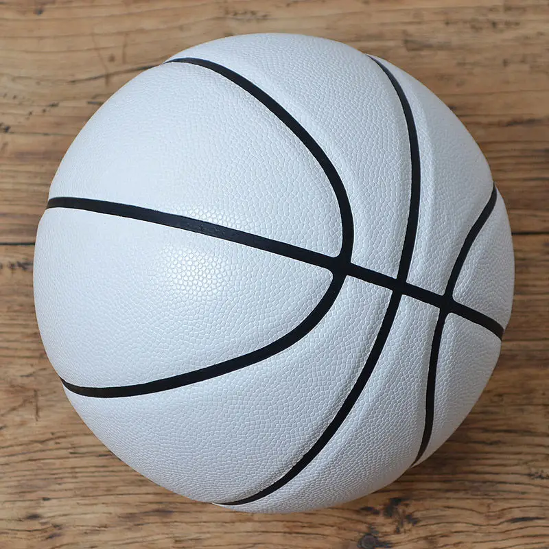 New No 5 No 6 7 White Black Red Anti-skid and Wear-resistant Competition Training Cement Ground Children's Adult Basketball