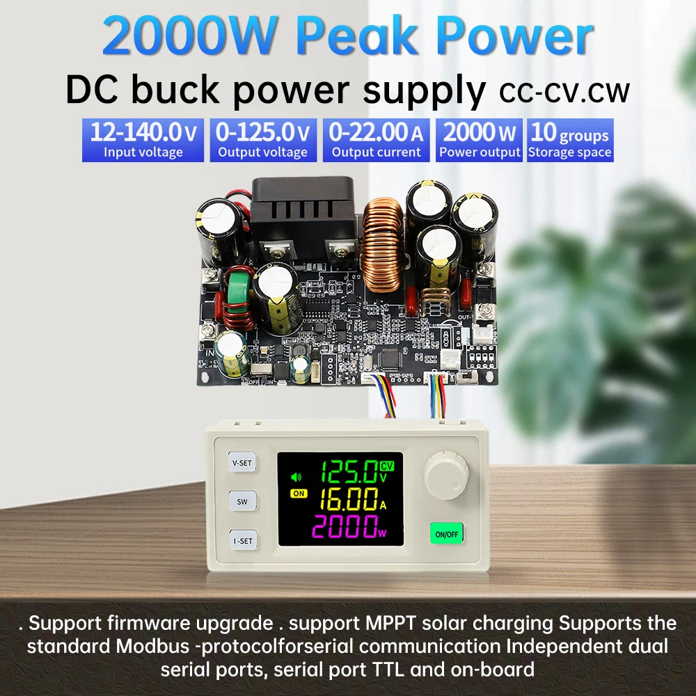 XY12522 CNC DC Adjustable Buck Power Supply Constant Voltage