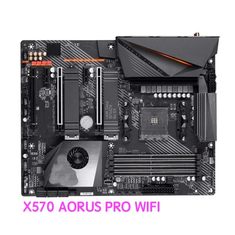 Adatto Per Scheda Madre Gigabyte X570 Aorus Pro Wifi Scheda Madre Ddr4 Atx X570 Testata Al 100% Ok Completamente Funzionante