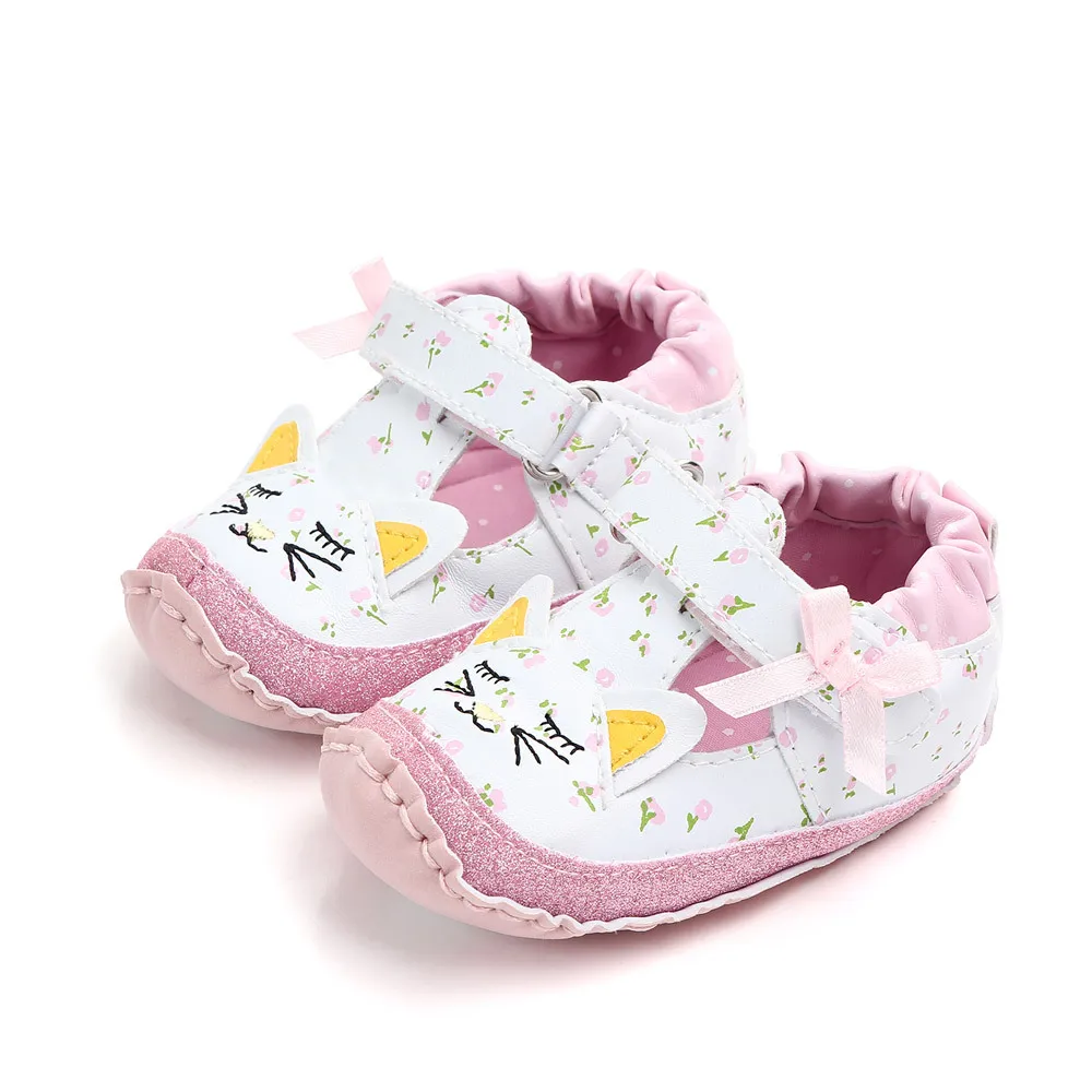 New Baby Shoes Infants PU Casual First Walkers Soft Anti-Slip Sole Newborn Sport Shoes Unicorn Girls Baby Shoes Sneakers 2