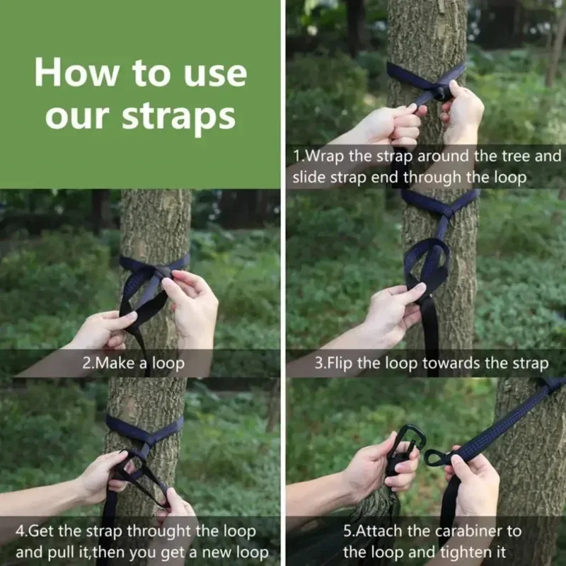 2-Person Camping Hammock with Net 6