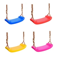 Rope Swing Seat With Rope & Mounting Rings Kids Baby Kids Toddler Plastic Swing Outdoor Indoor Swings Set Accessories 2