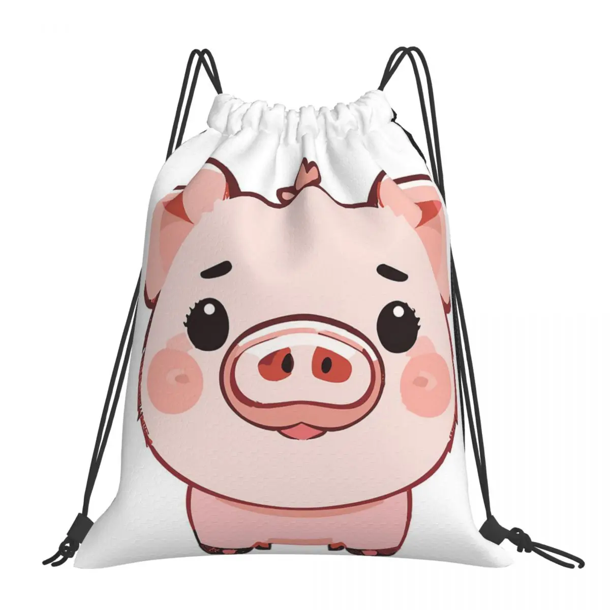

Милые рюкзаки в виде маленькой свиньи, сумки на шнурке, сумка с карманами, спортивная сумка, сумки для книг для путешествий, студентов