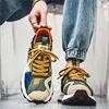 SYTK Fashion Designer Men Shoes Dissolve Thick Shoes Casual Sneakers Men Platform Trend  Chunky Sneakers Walking Shoes 2