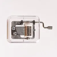 Mini Hand Cranking Music Movement DIY Music Box Decorative Collectibles 14 Designs Music Available Cute Christmas Gift with box 1