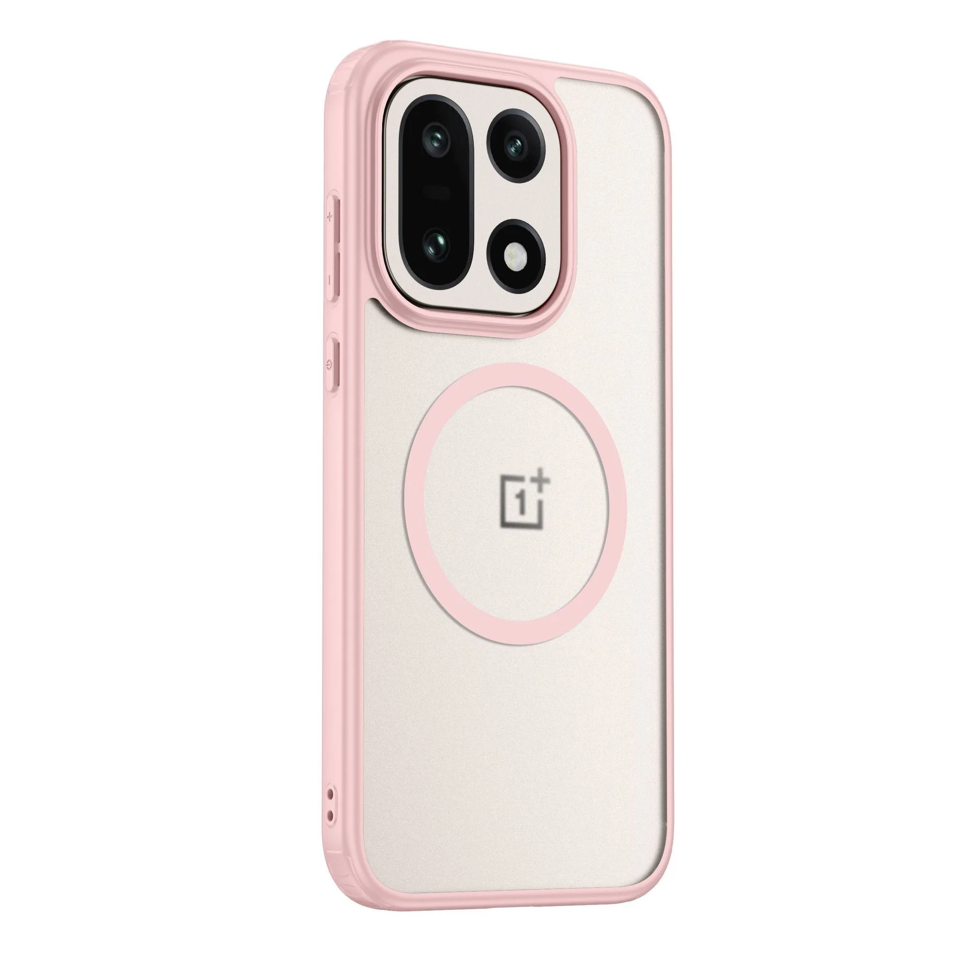 Luxury Skin Feel Acrylic Magnetic Phone Cover with Wireless Charging Capability