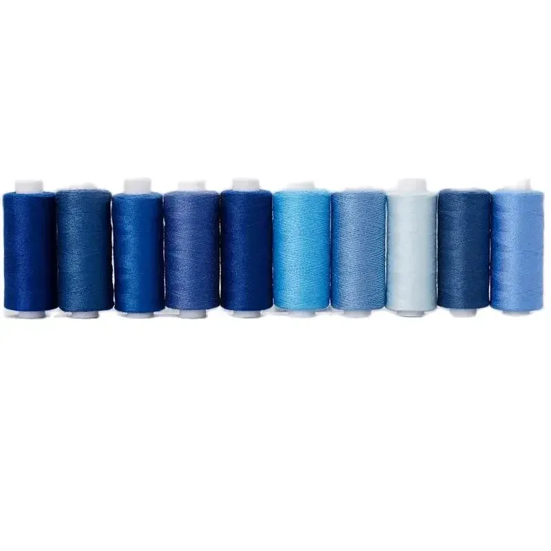 Sewing Thread 10 Rolls / Set Polyester 402 400 Yards For Manual and Mechanical Use DIY