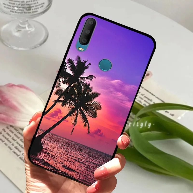 Black Silicone Soft TPU Phone Case Cover