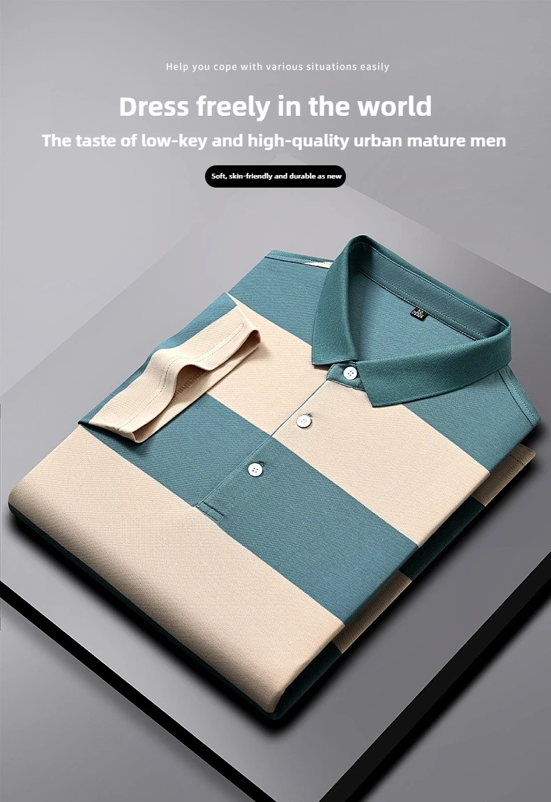Fashion Striped Polo Shirt Man Business Casual Polo T Shirt Men Breathable Short Sleeve Polos Para Hombre Summer Men Clothing 11 8616#_01.jpg