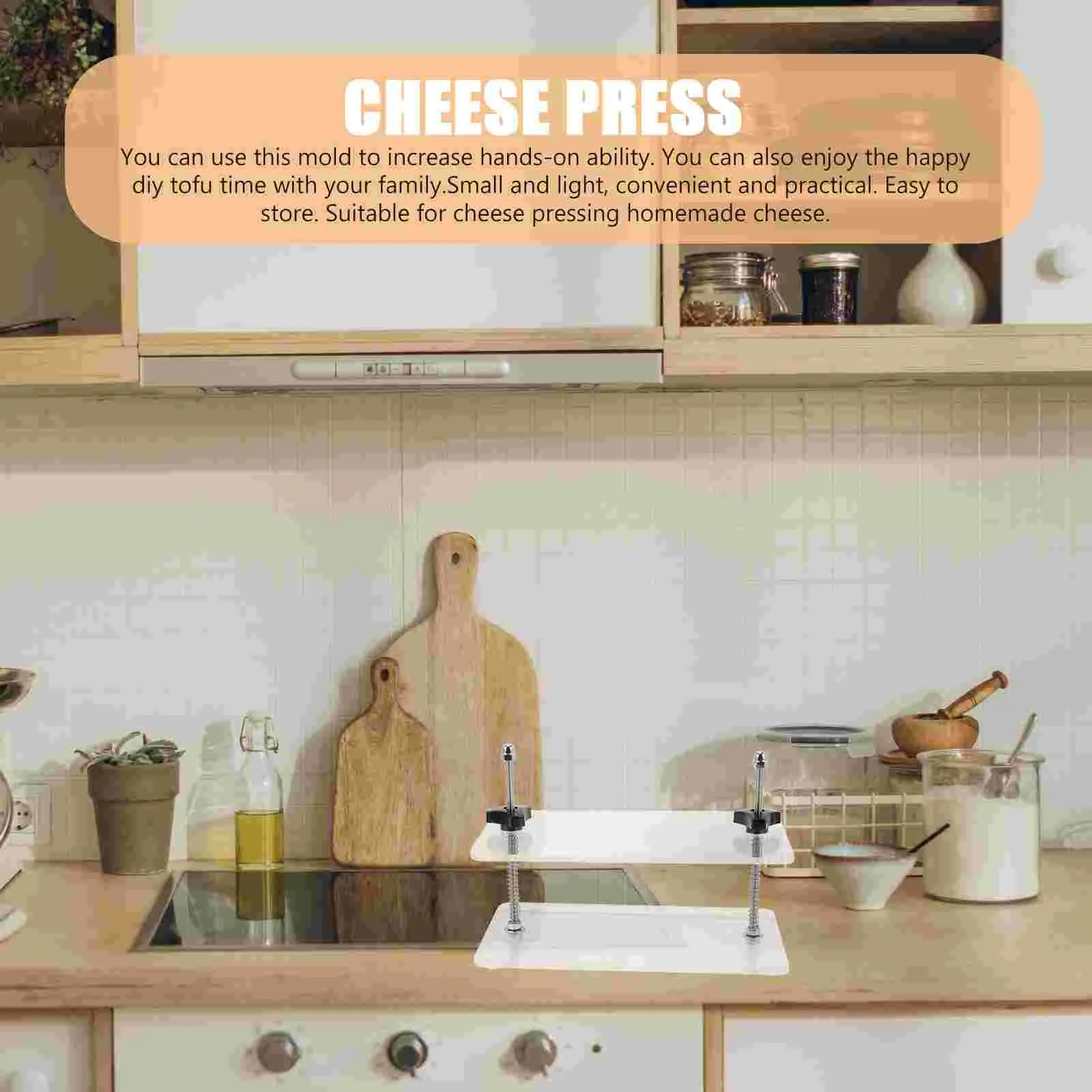 Tofu Press Cheese Making Tools It Board Soybean Curd Molds Acrylic Supplies Cheezeits