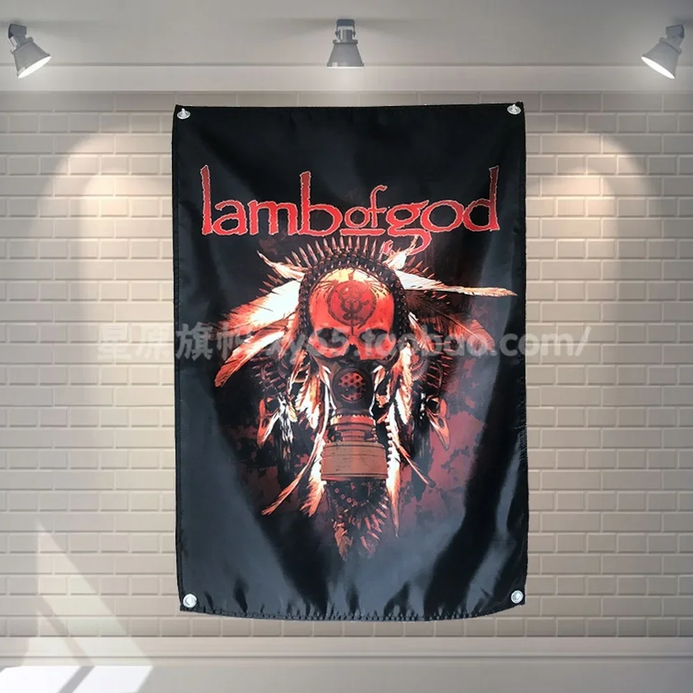 

High-quality Canvas Painting Banquet Music Festival Party Decor Hip Hop Reggae Rock Music Stickers Famous Band Flag & Banner B2