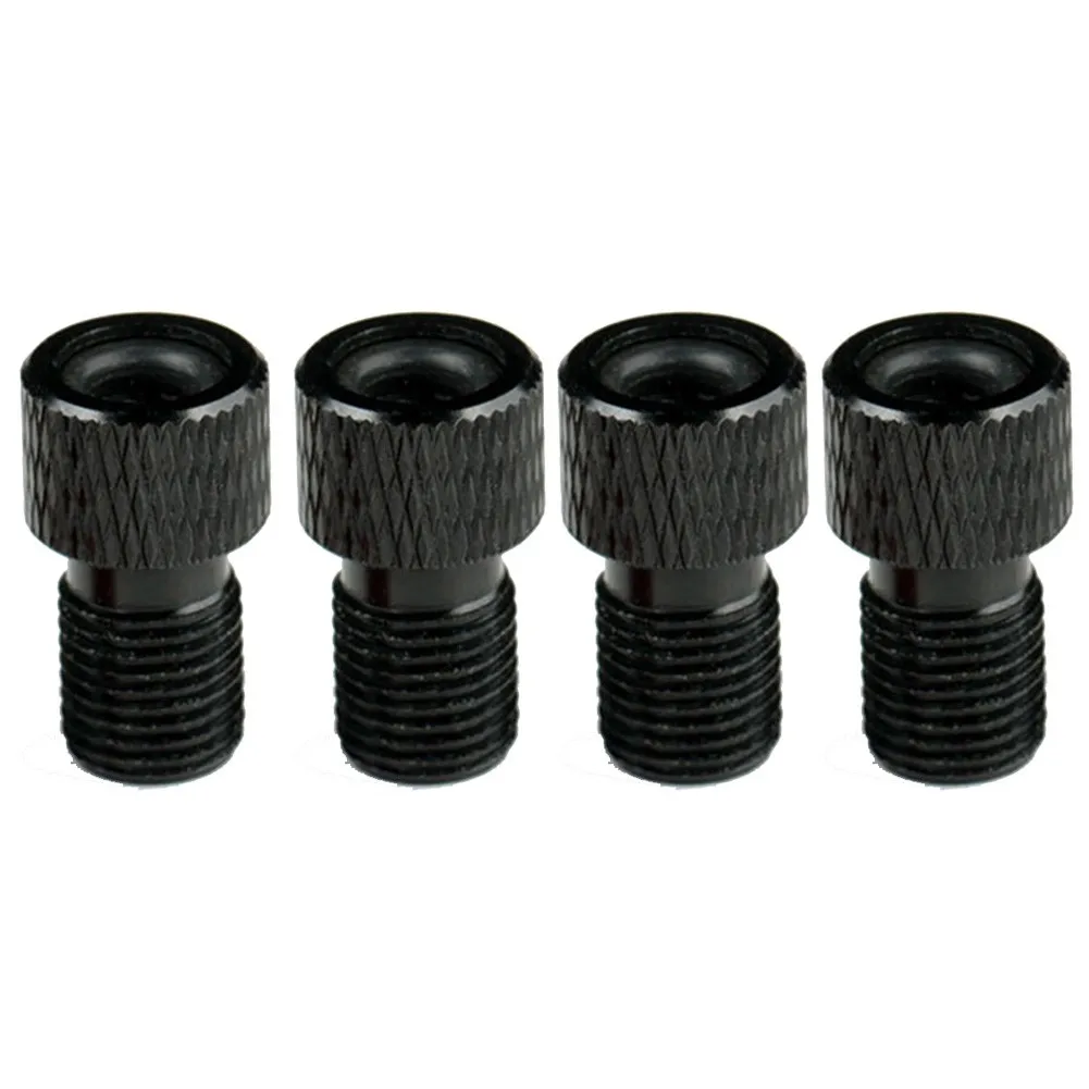 4pcs Bicycle Valve Adapter French Valve For Convert Presta To Schrader- Valve Bicycle Pump Air Nozzle Tube Tools