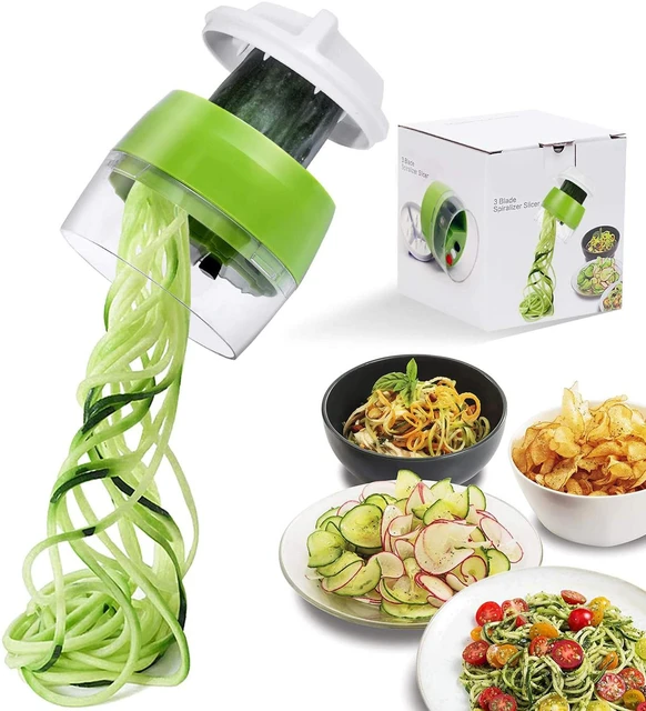 Vegetable Spiralizer Adjustable Blades Veggie Pasta & Spaghetti Salad Spiral  Slicer Potato Zucchini Noodle Maker - AliExpress