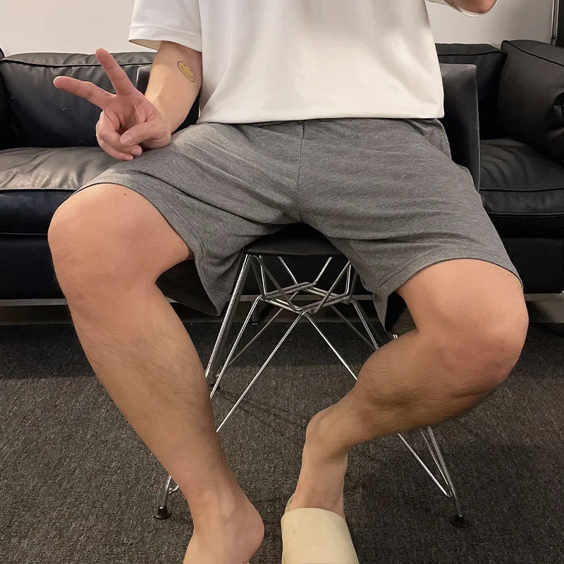 Men's Clothing Men's Shorts Loose Casual Sports Running  Shorts Summer Shorts Man Modal Solid Comfortable Cool Thin Home Pants