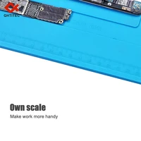 JCD tapis de soudure ESD antistatique résistant à la chaleur isolation travail tampon en Silicone soudure équipement électronique tampon de réparation 6