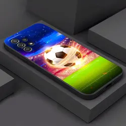 Football Soft Cover Case - Field Soccer Ball Design - Samsung A7 2018 (ZMBLA 01)