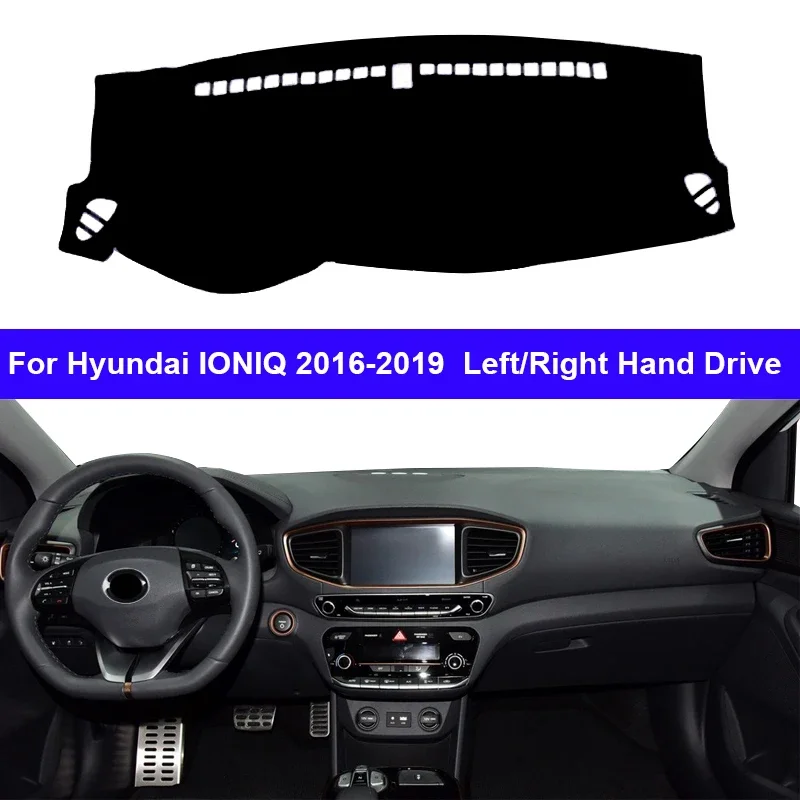 

Car Dashboard Cover DashMat Carpet For Hyundai IONIQ 2016 2017 2018 2019 RHD LHD Console Protector Auto Sun-Shade Anti-UV