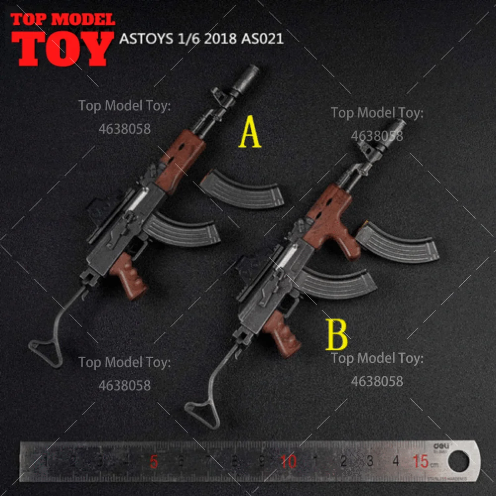 

Экшн-фигурка для оружия ASTOYS AS021, 1/6, 13 см, AK47 дюймов