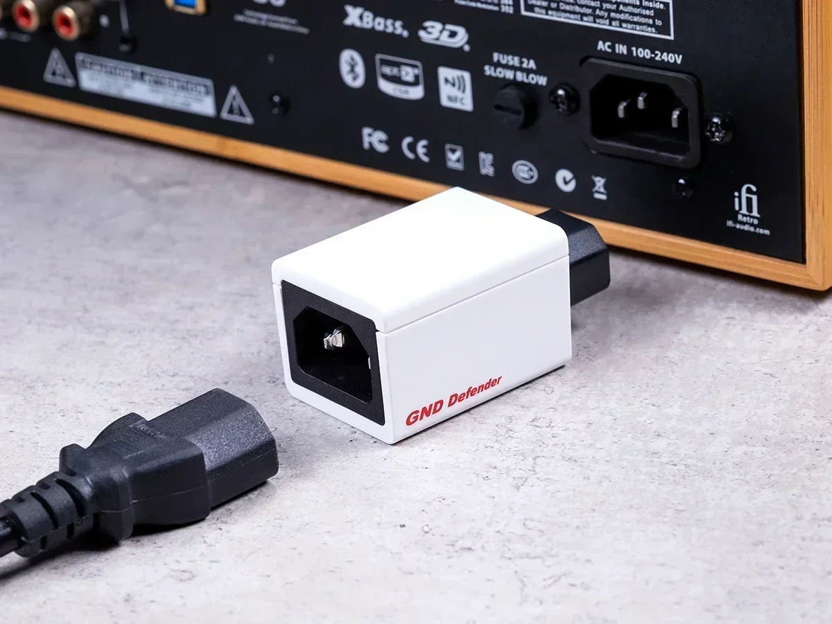iFi GND Defender 지능형 접지 컨트롤러 접지 루프 간섭 전자기 차폐 소음 감소 전원 플러그