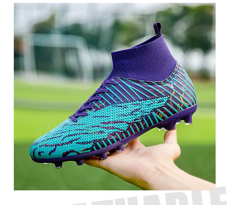 Fußball Schuhe Stollen Männer Breathabl Erwachsene Hot-selg Hohe-qualität Ultraleicht Fußball Stiefel_voghion.com