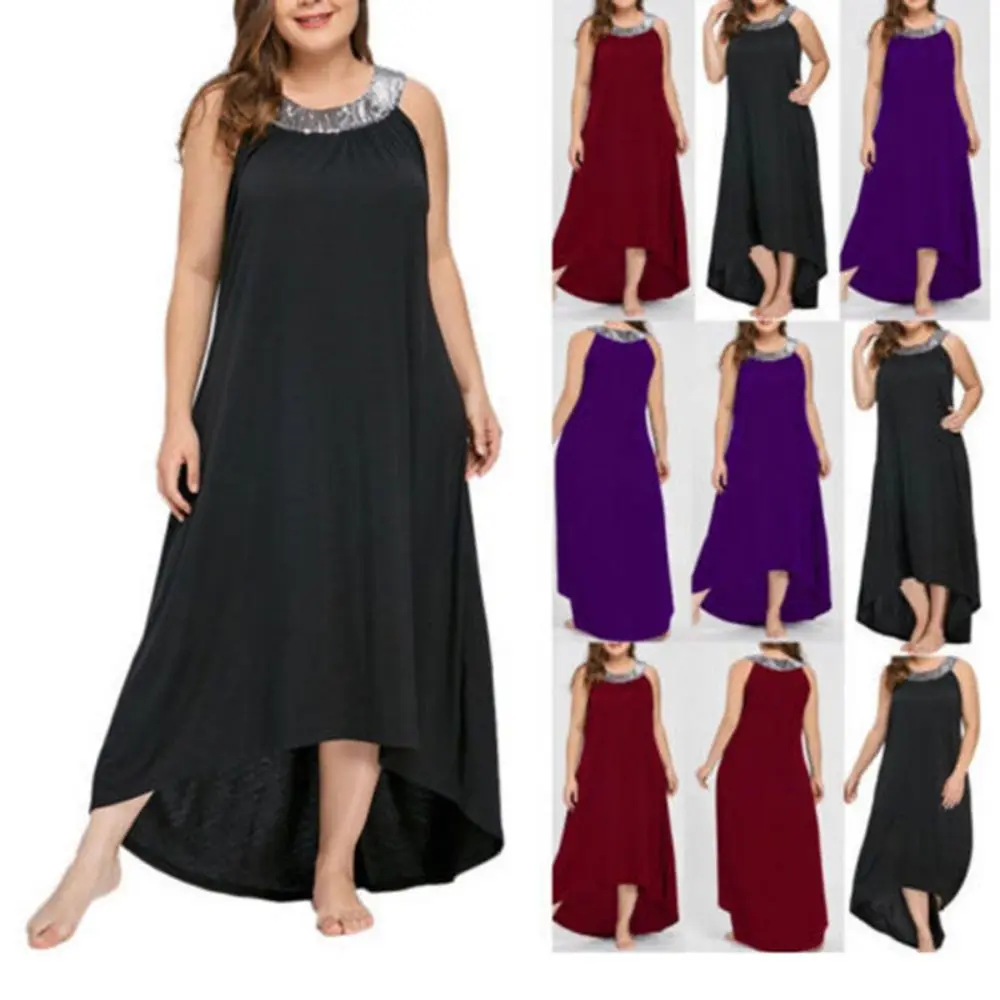 

Женское шифоновое платье с блестками, длинное коктейльное платье