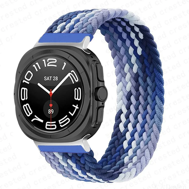 Braided Nylon Solo Loop Watch Strap - Ultra 47mm Band Accessory