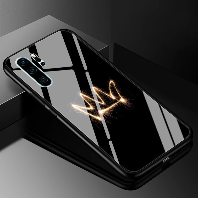 Premium Tempered Glass Hard Back Bumper Case Cover