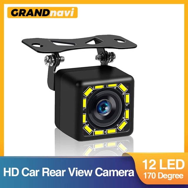GRANDnavi caméra de recul de voiture HD CVBS480P lien de stationnement caméra de recul étanche Version nocturne 170 Image couleur grand Angle 1