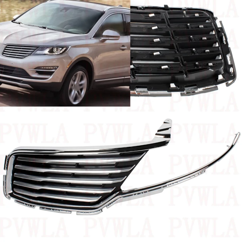 

Left Side Front Bumper Center Grille EJ7Z8201AA For Lincoln MKC 2014 2015 2016 2017 2018