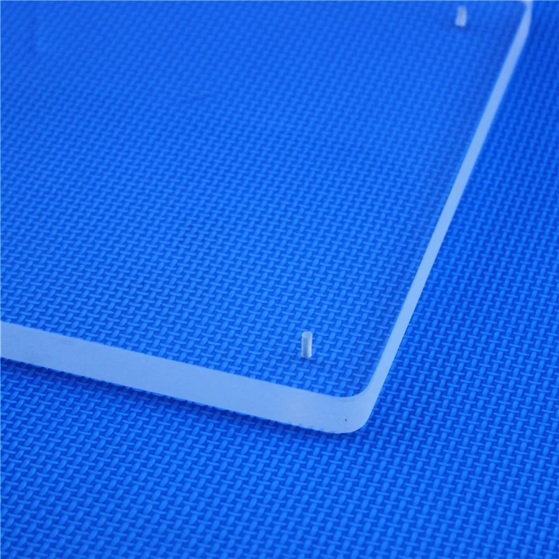 CNC square quartz plate quartz parts