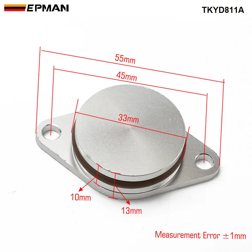 EPMAN 6 x 33MM Diesel Swirl Blanks Flaps Repair Delete Kit Removal Repair Kit For BMW M57 530D 330D 335D TKYD811A