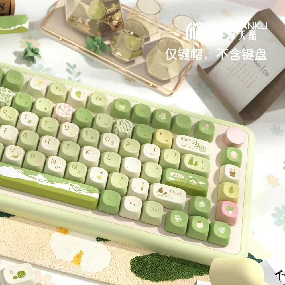 Mountain Stream Ono Theme Keycap Set, MCA Highly Cute Girls