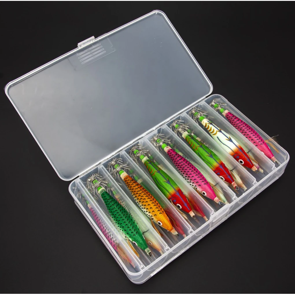 

Simulational Squid Baits Fishing Jig Bass Lures Equipment Wide-range Accessories Cuttlefish Wobbler Shrimp Lure