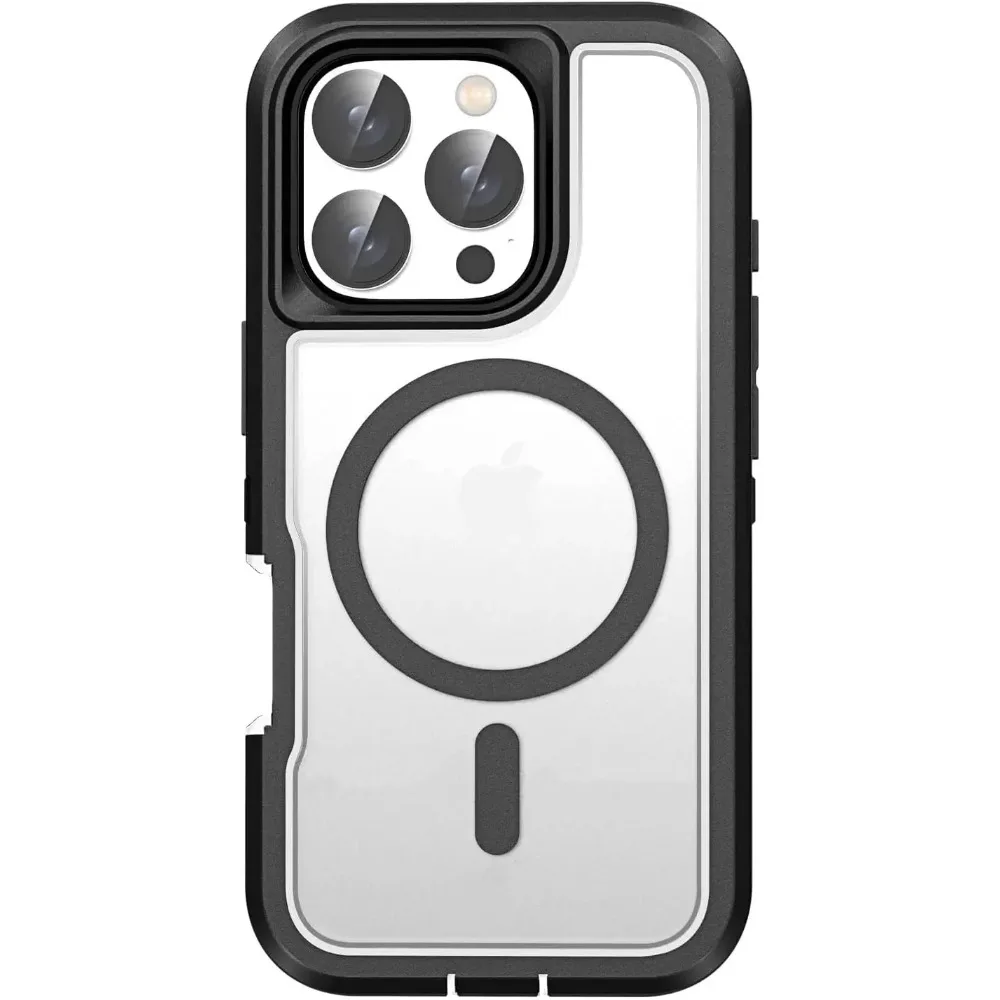 Premium Heavy Duty Magnetic Armor Case with Anti-Slip Grip and Charging Protection
