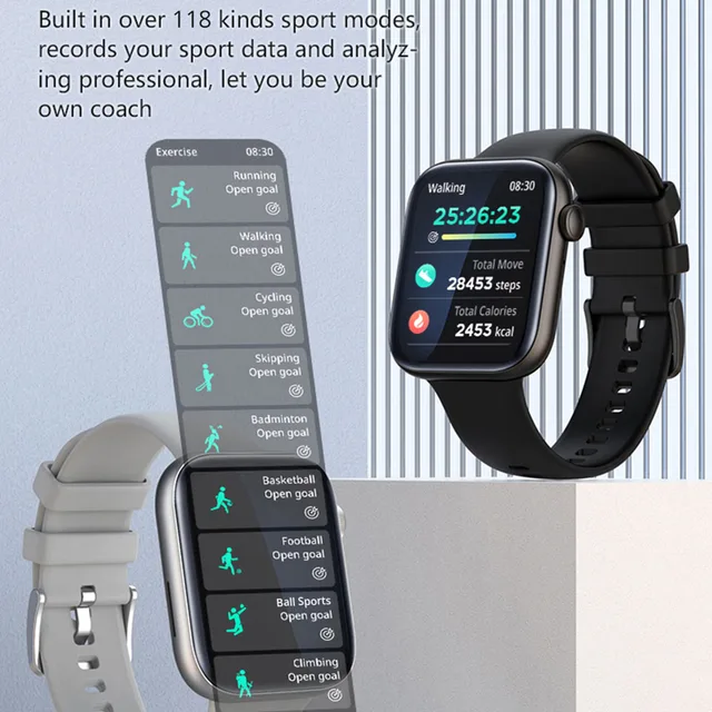 COLMI P45 2022 1 81 pulgadas Bluetooth Llamadas Smartwatch Hombres Soporte 118 Deportes Mujeres Reloj inteligente