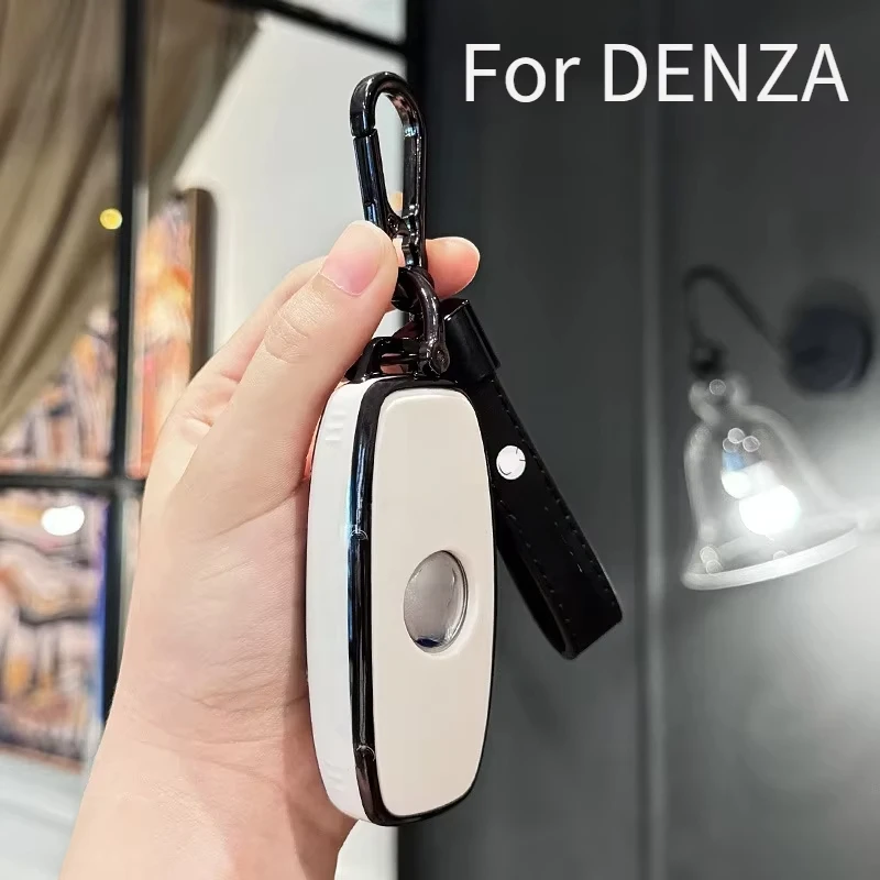 For DENZA d9 MPV car key cover n7/n8 smart key modification decoration TPU full package protection shell