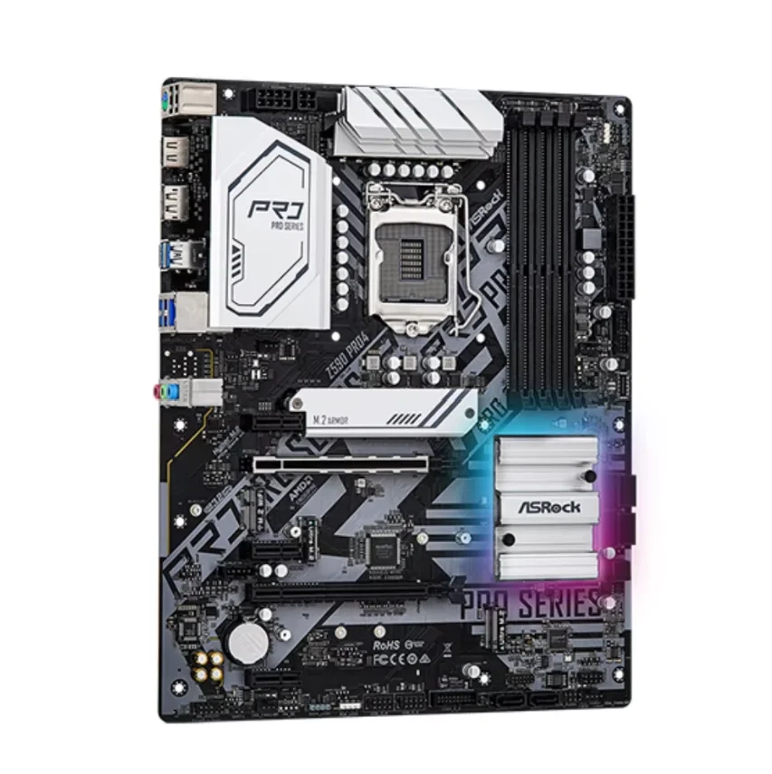 ASRock Z590 Pro4 (Core i7-11700K付き) ASRock Z590 PRO4 Intel Z590 Motherboard, LGA 1200, DDR4 Memory