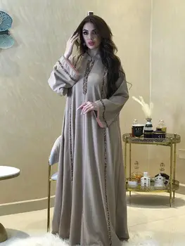 Ramadan Abaya Muslim Fashion Dress Kaftans Turkey Islam Prayer Clothes For Women Caftan Marocain Robe