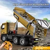 HuiNa 573 1/14 RC Truck 10 Channel 2.4G Remote Control Loader Truck Engineering Vehicle RC Toy Gift for Boy 2