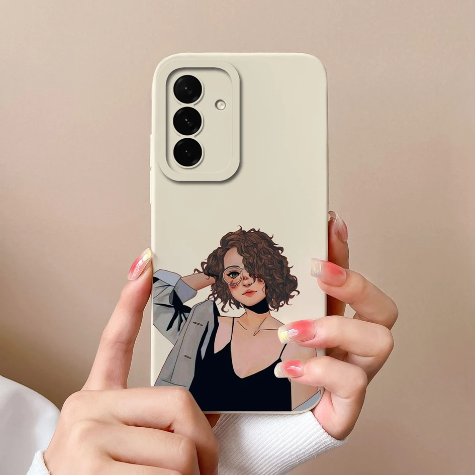 Elegant Floral Avocado Pattern Soft Liquid Silicone Protective Phone Case