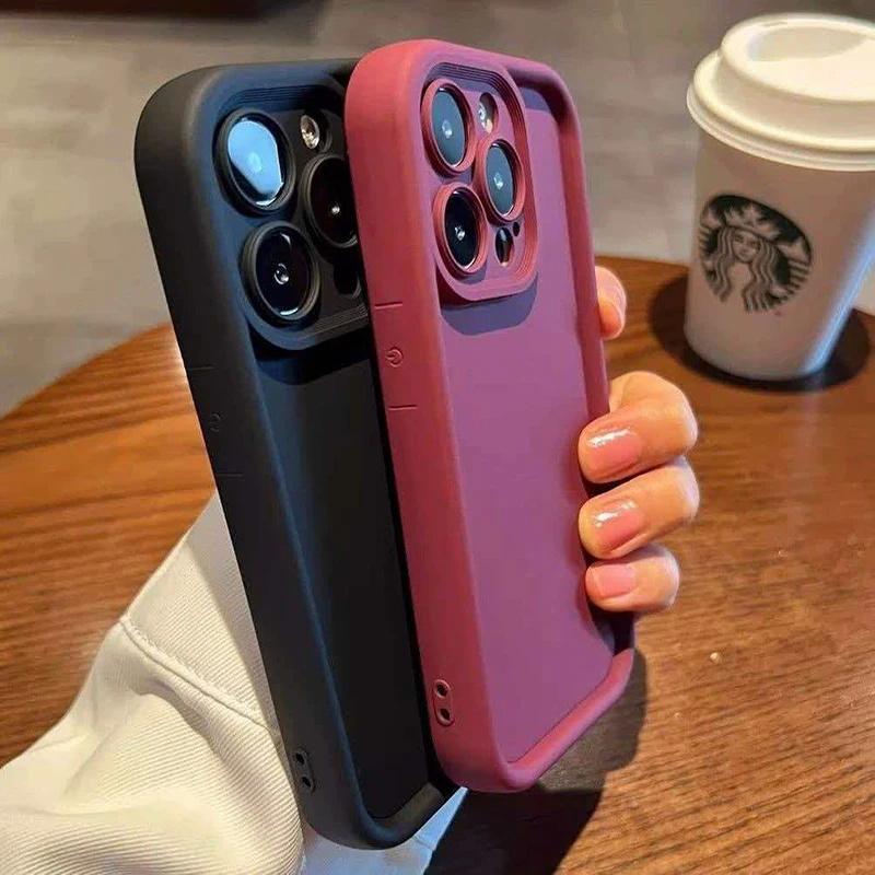 Enhanced Shockproof Candy Color Phone Case