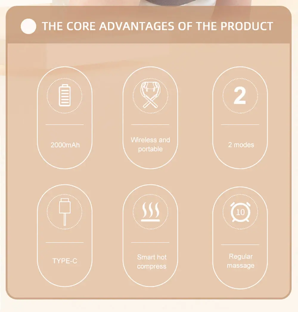 Motor Neck Shoulder Massager Wireless Shoulder and Back Kneading Massage Shawl Neck Masajeador Instrument Spa Winding Massager