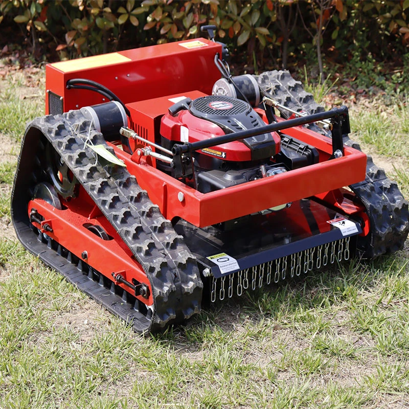 Free Shipping Professional Remote Control Lawn Mower With Track For