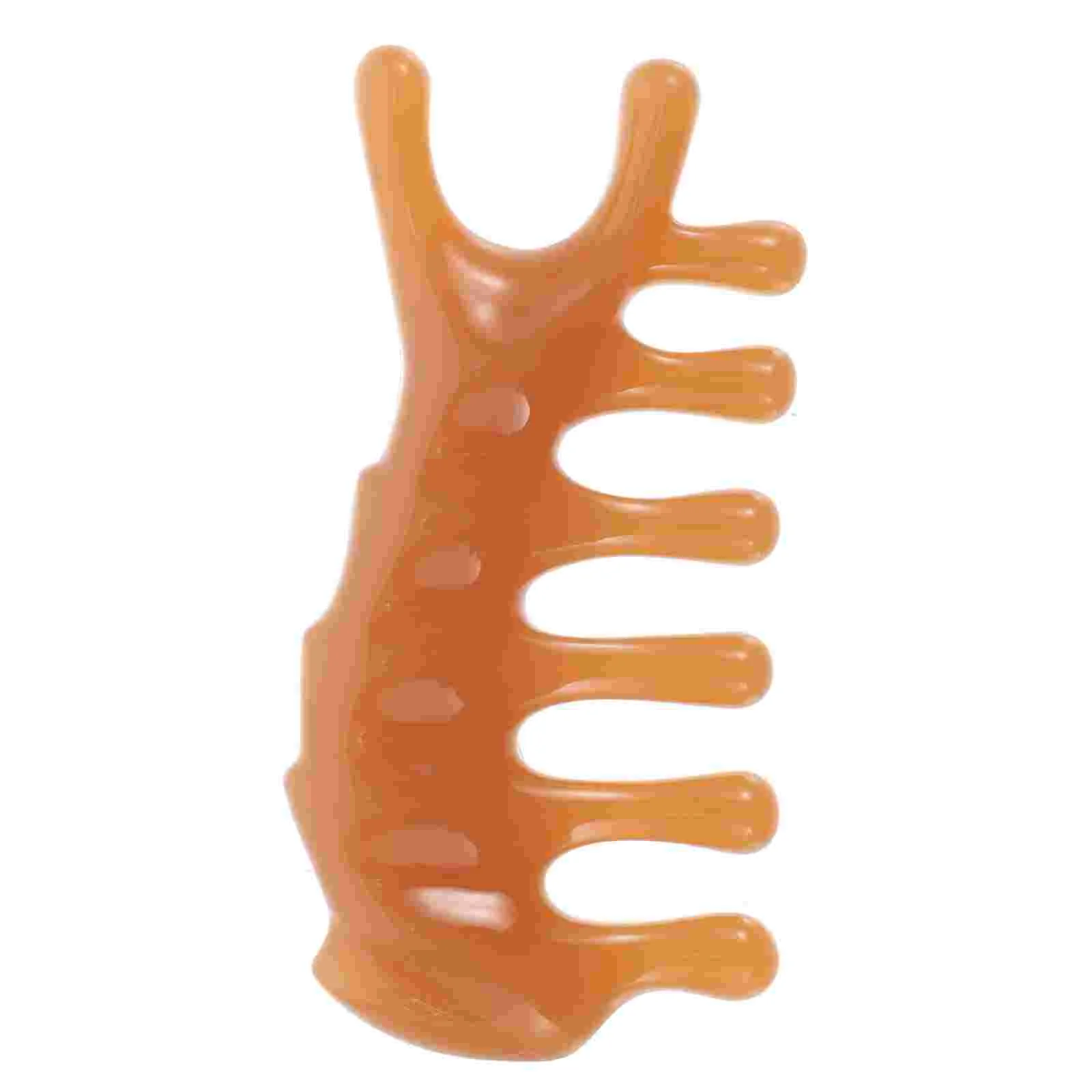 

Портативный маленький массажный гребень для носа, полимерный массажный инструмент, акупунктурный массажер для тела