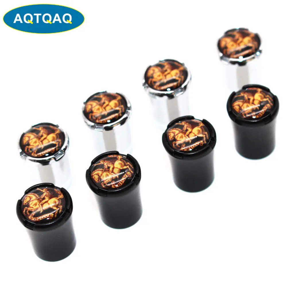 4 Pcs/Set Zinc Alloy Riding Man Style Tire Valve Stem Cap Wheel Air Caps for Auto Cars | Автомобили и мотоциклы