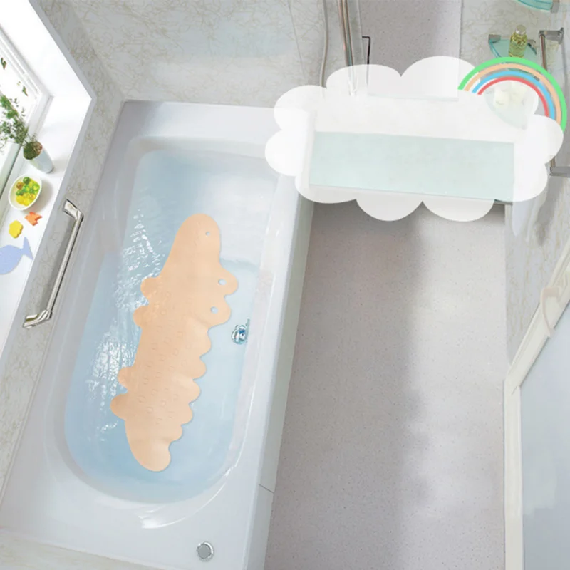 Bath Mat Environmental Long Shower Cartoon Children Pad Non-Slip Suction Cup Tub bathroom mat absorbent bathroom mat bath mat anti slip mat