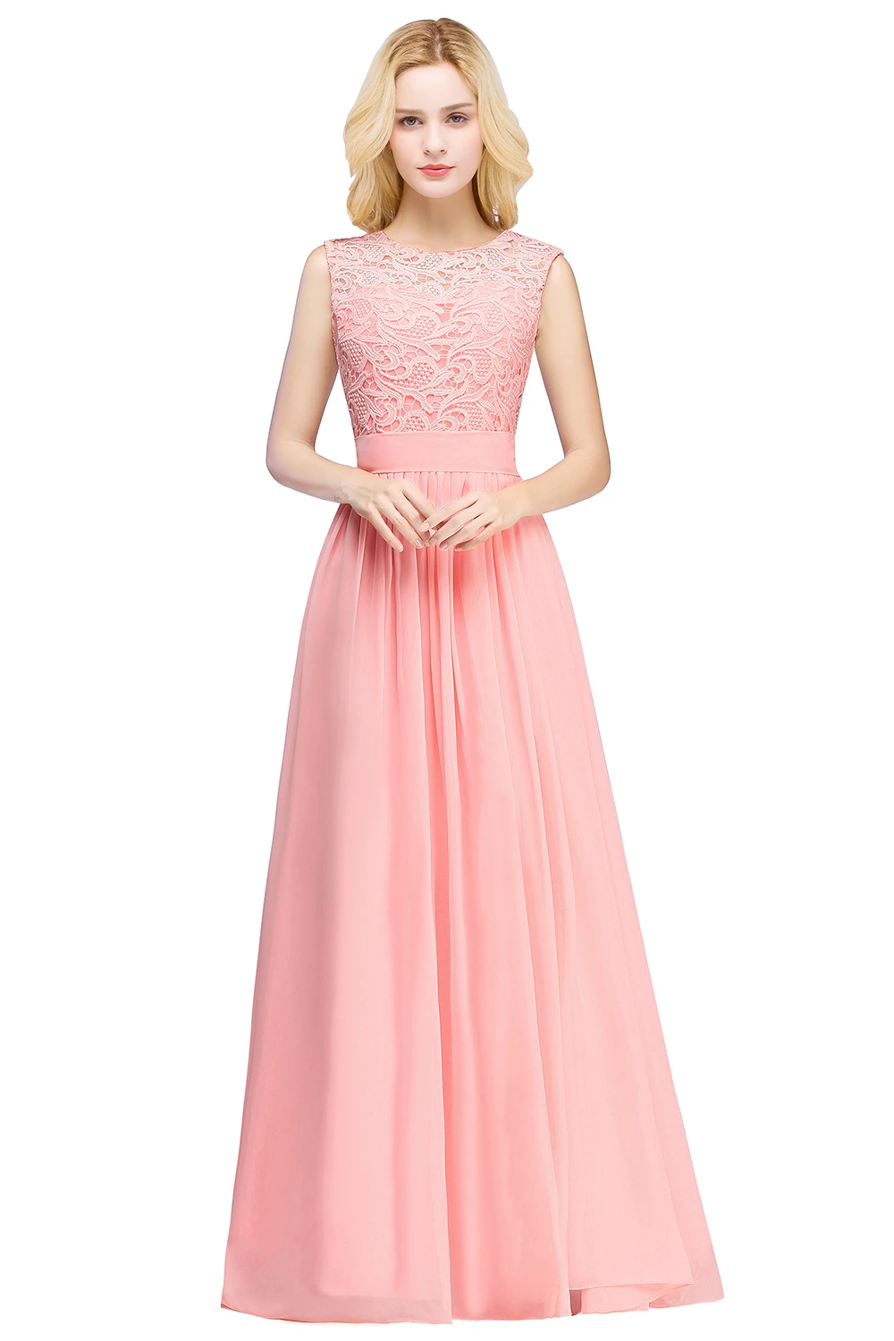Elegant Mint Green Lace Bridesmaid Dress - Long Formal Evening Gown for Women