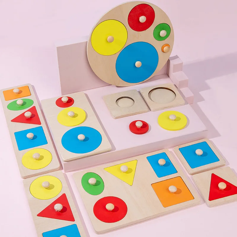 Montessori 3D Shape Board 3