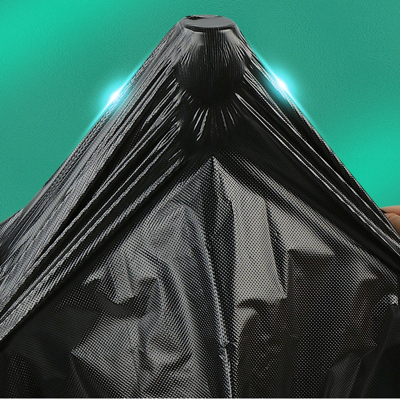 Garbage Bag Plastic Thickened Disposable 40x65cm 50pcs For Hotel Village trash bags disposable trash bags garbage bags