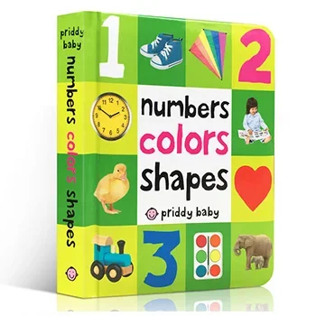 First 100 Animals Words Colors Book for Kids Early Education Board Book Baby Learning English Picture Books Montessori Toys 6